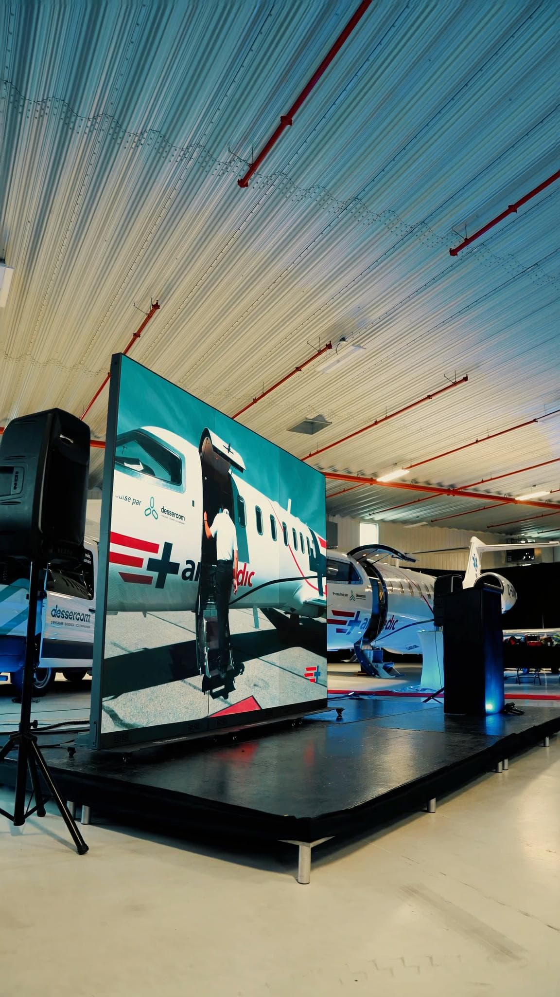 Air Médic — Dévoilement officiel de la nouvelle cabine Learjet 45XR
